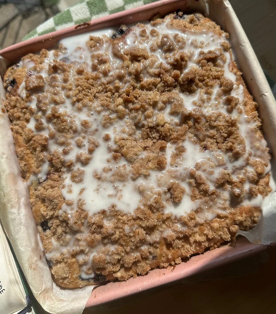 Blueberry Sour Cream Coffee Cake Recipe