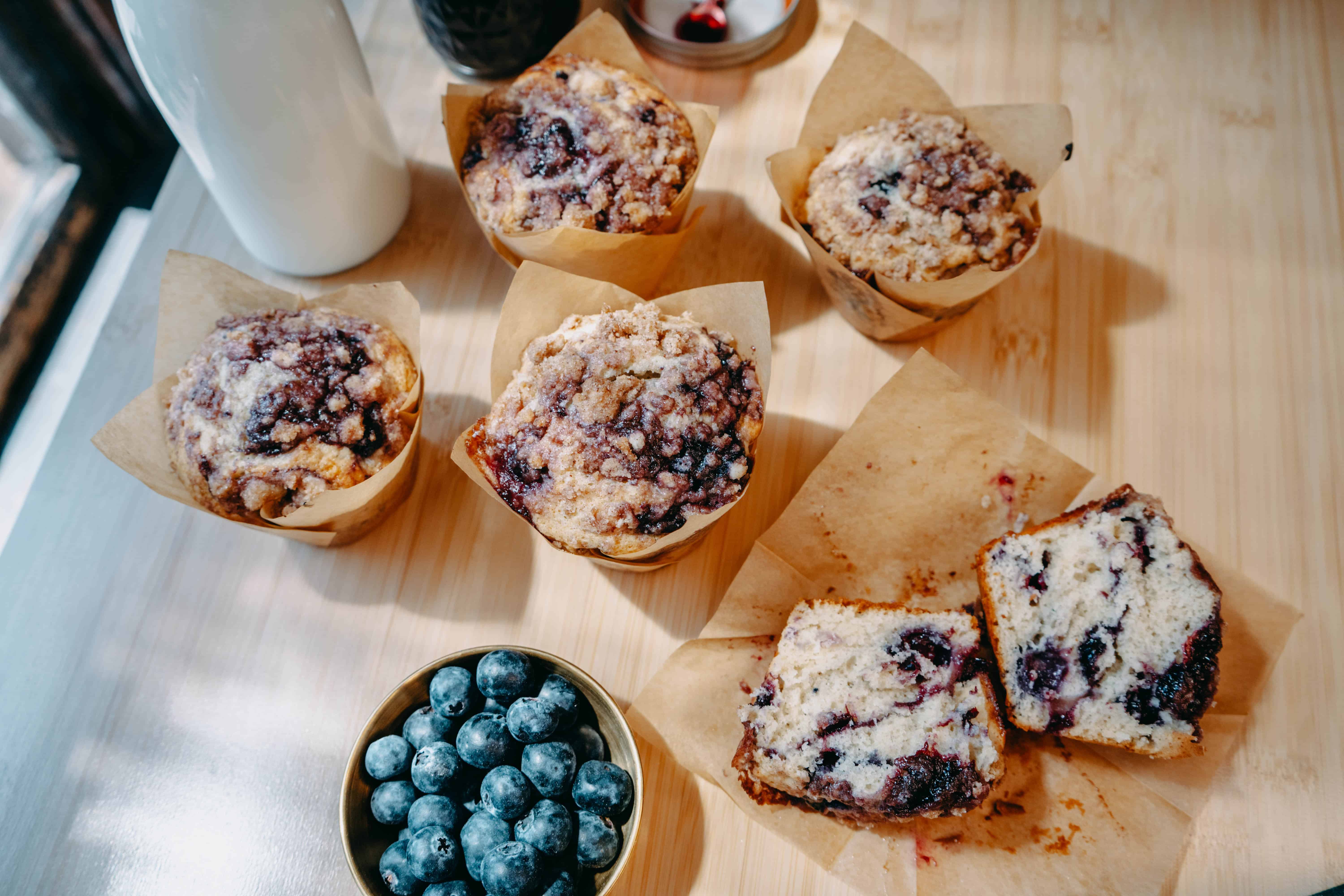 Jammy Blueberry Muffins Recipe (With VIDEO)