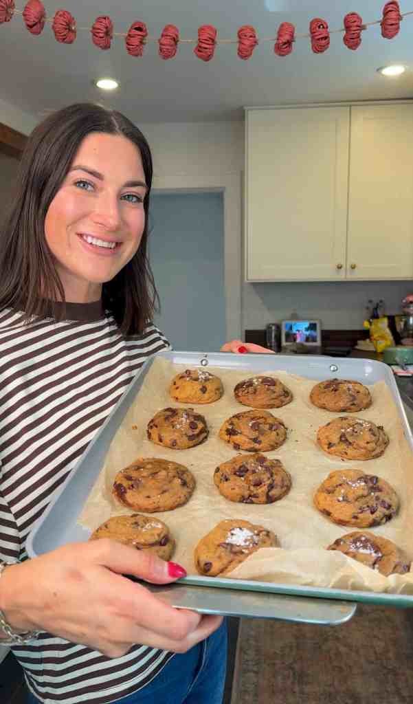 Brown Butter Pumpkin Chocolate Chip Cookies (Chewy!)