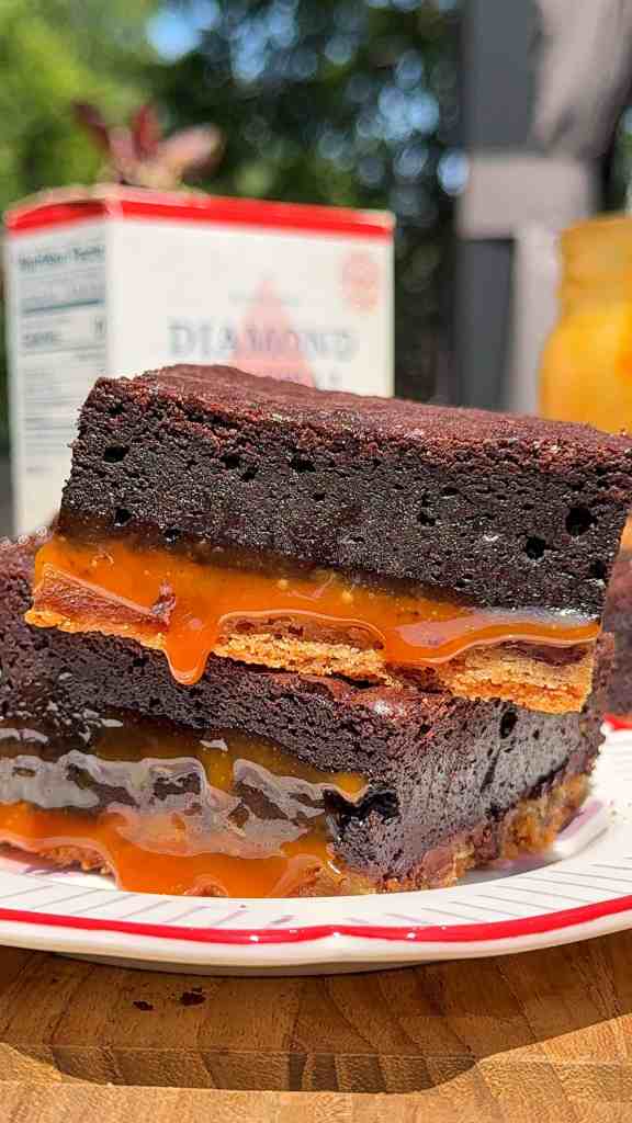 Brown Butter Salted Caramel Brookies – The Ultimate Triple-Layer Dessert