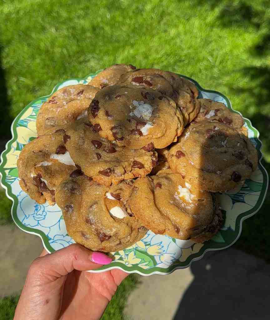 The Best Smores Stuffed Chocolate Chip Cookies