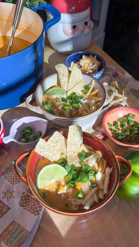 Creamy Crockpot White Chicken Chili
