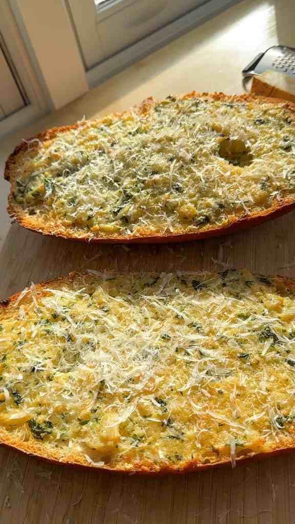 my Roasted Garlic Bread right out of the oven