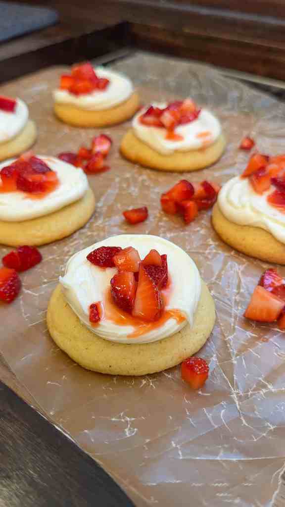The Best Strawberry Shortcake Cookies
