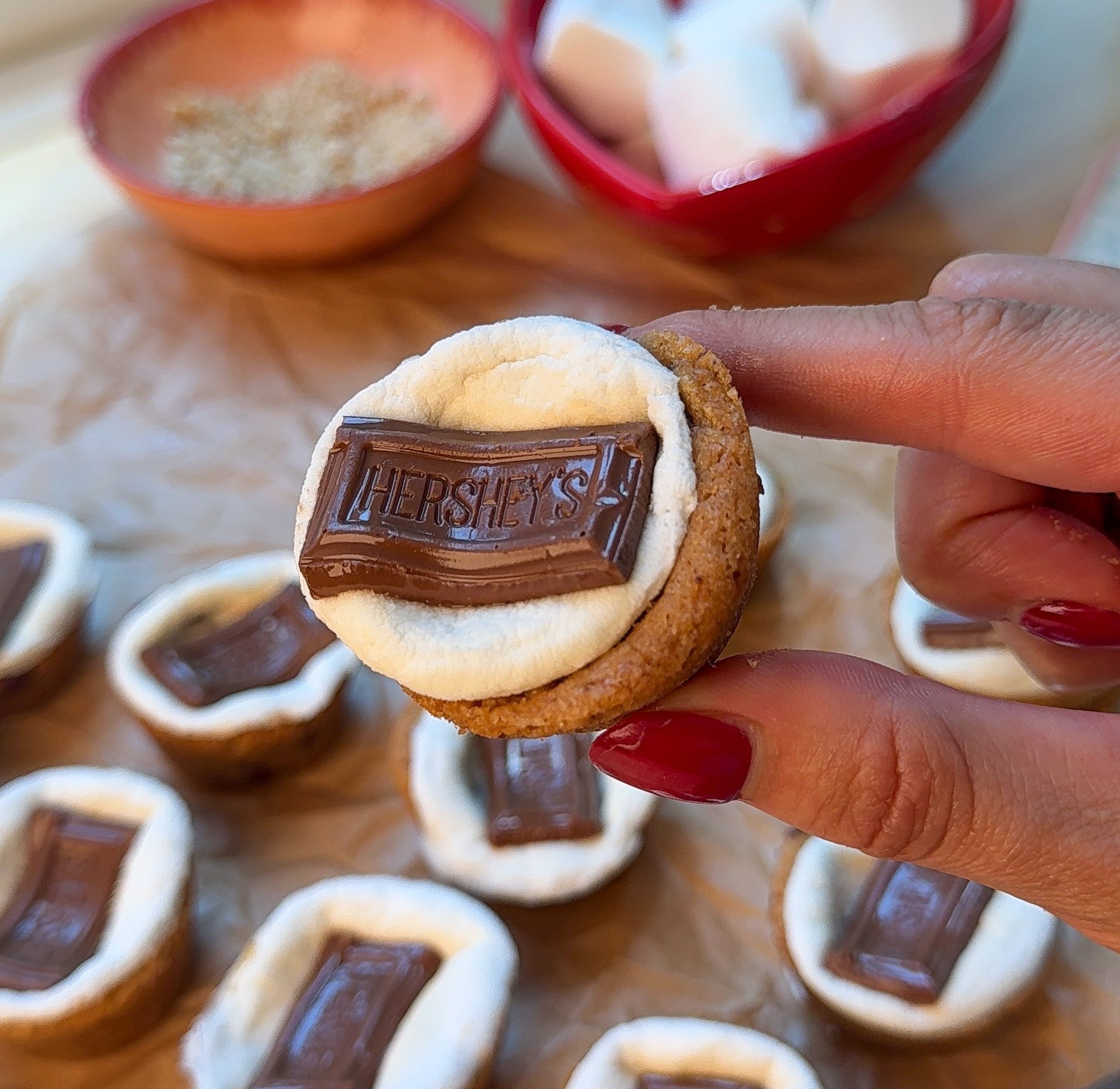 Brown Butter S’mores Cookie Cups