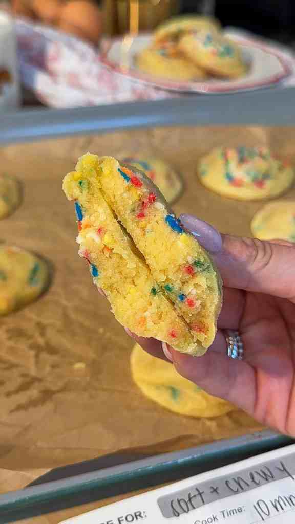 Birthday Cake Cookies (Soft & Chewy, No Chill)