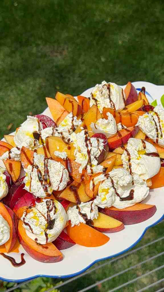 Stone Fruit Burrata Salad (Easy Summer Salad)