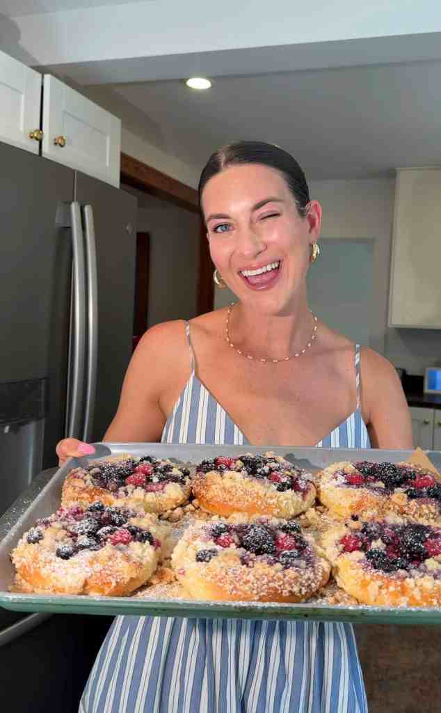 Triple Berry Custard Crumble Buns (Zesty Lemon Brioche)