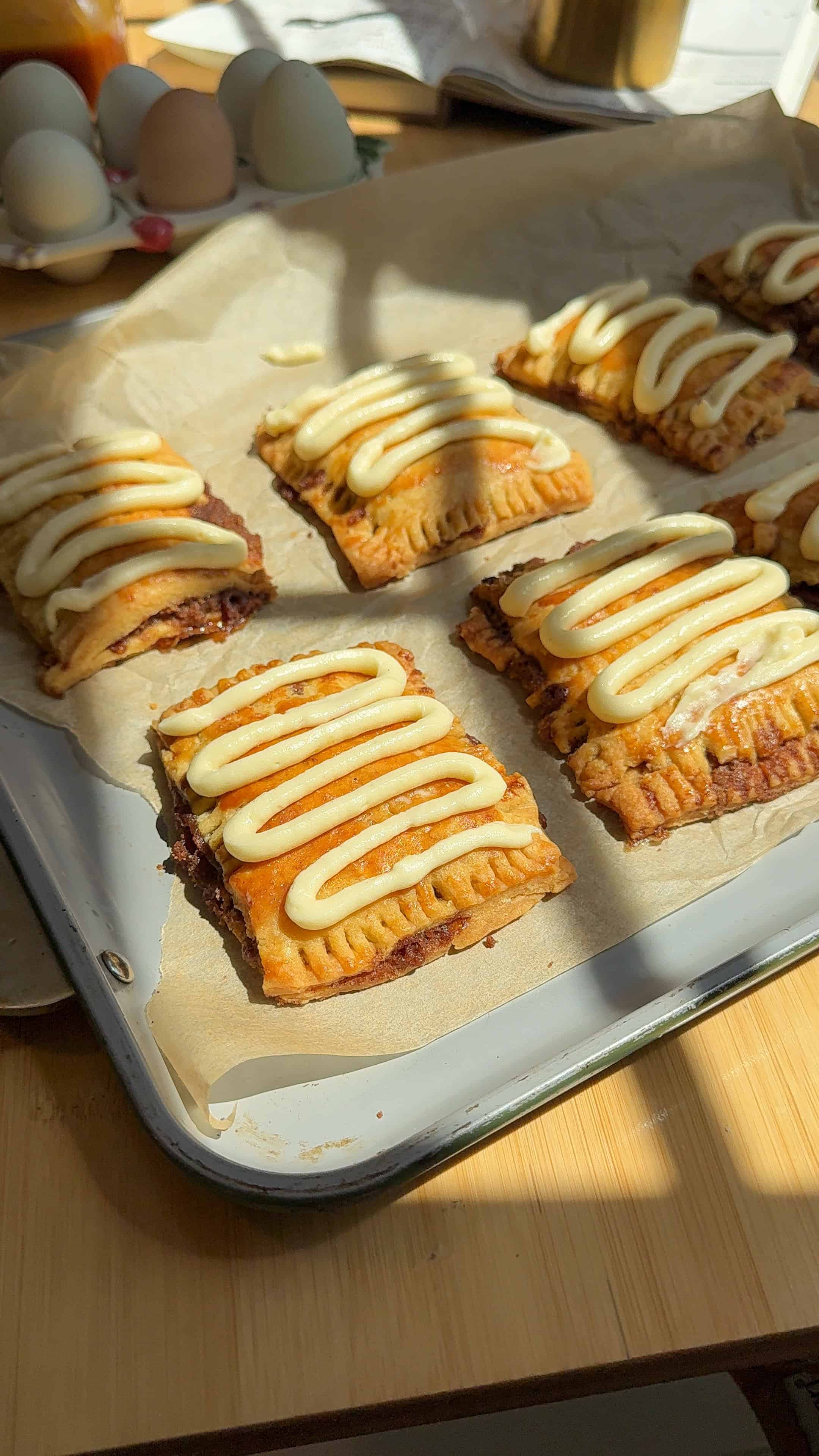 Easy Homemade Cinnamon Roll Pop Tarts (Flaky All Butter Crust)