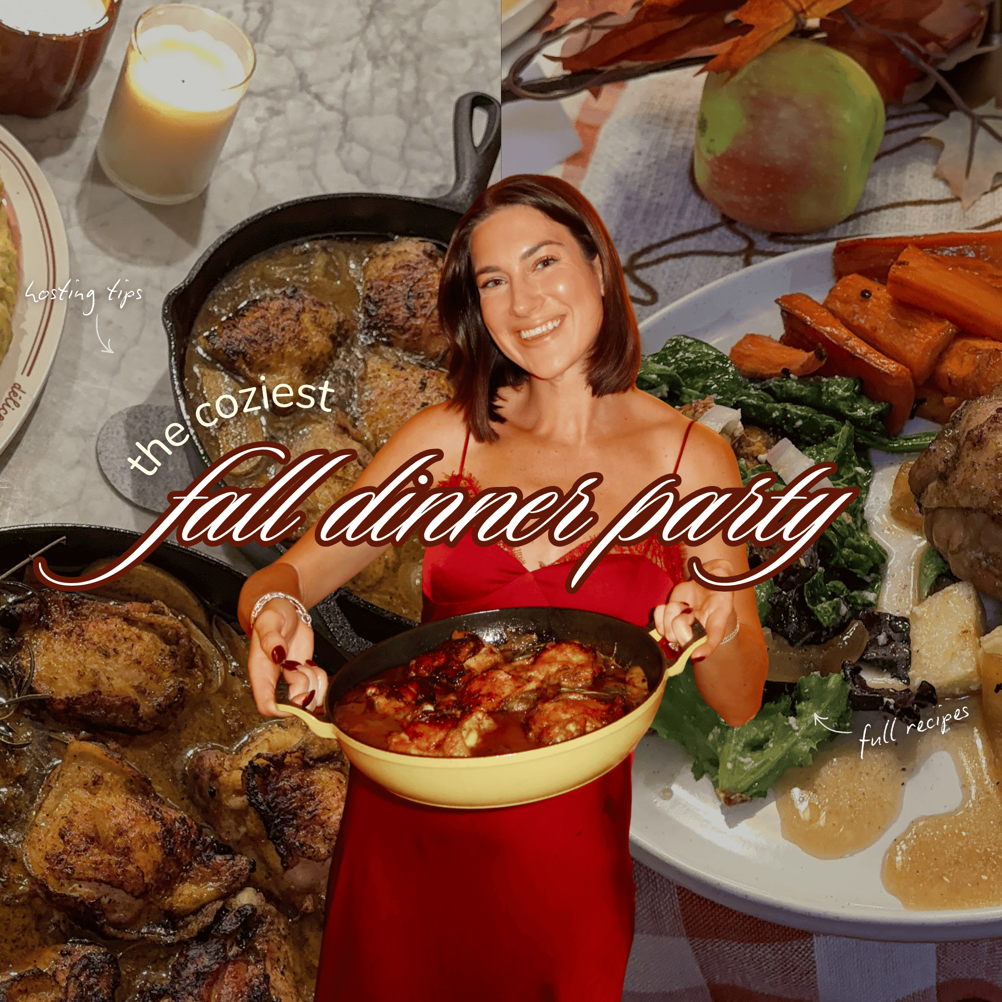 How to Host an Apple Dinner Party: My Orchard to Table Menu + Prep Timeline