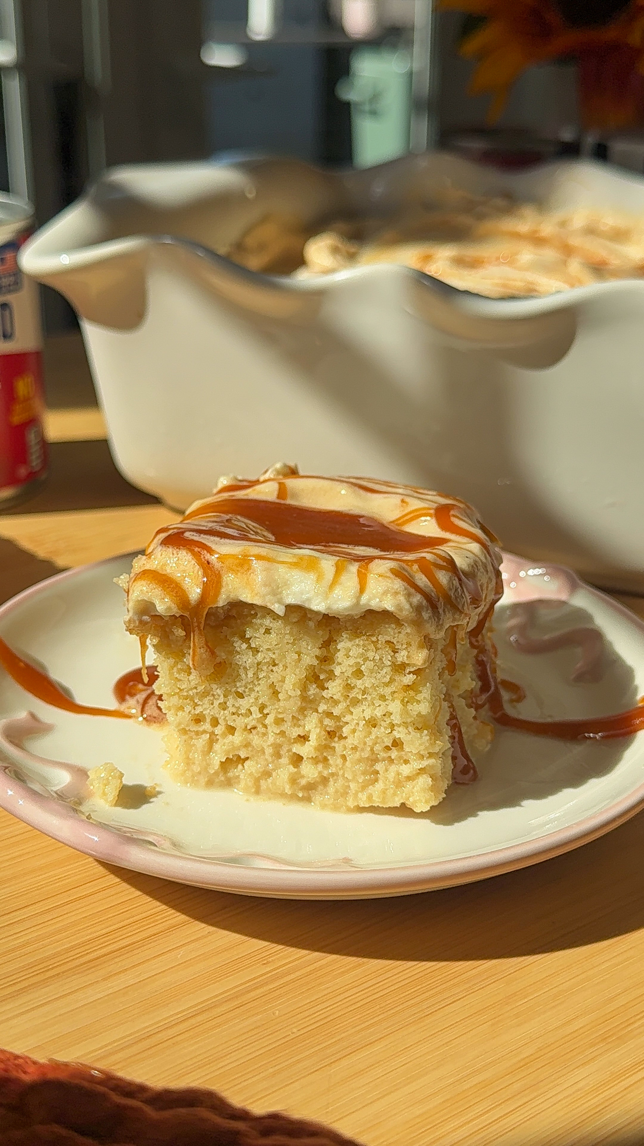 Salted Caramel Tres Leches Cake (Easy Box Mix)